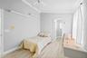 2nd bedroom storage box makes a great reading nook