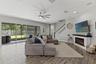 Great Room with Natural Light pouring in those 4 Sliders