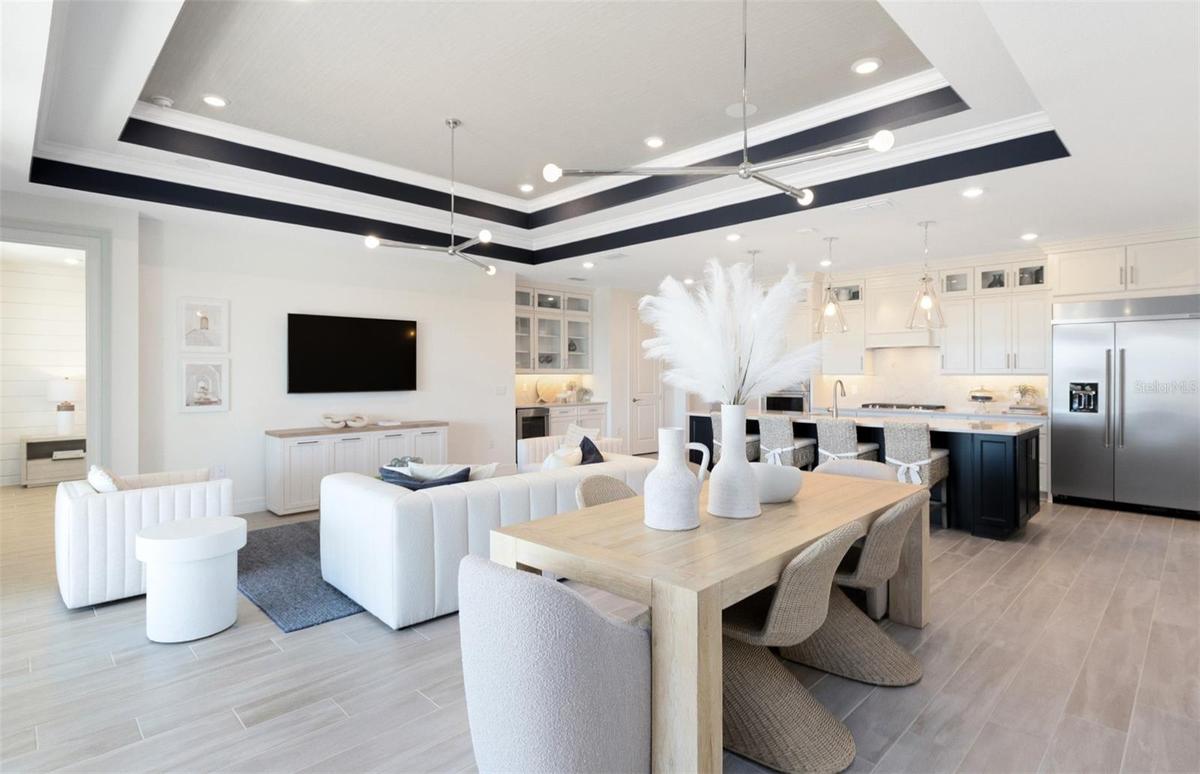 Model Home Design Only. Pictures and furnishings are for illustrative purposes only. Elevations, colors and options may vary. Furniture is for model h