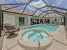 This home includes a heated pool and spa!