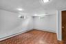 recreation room in basement