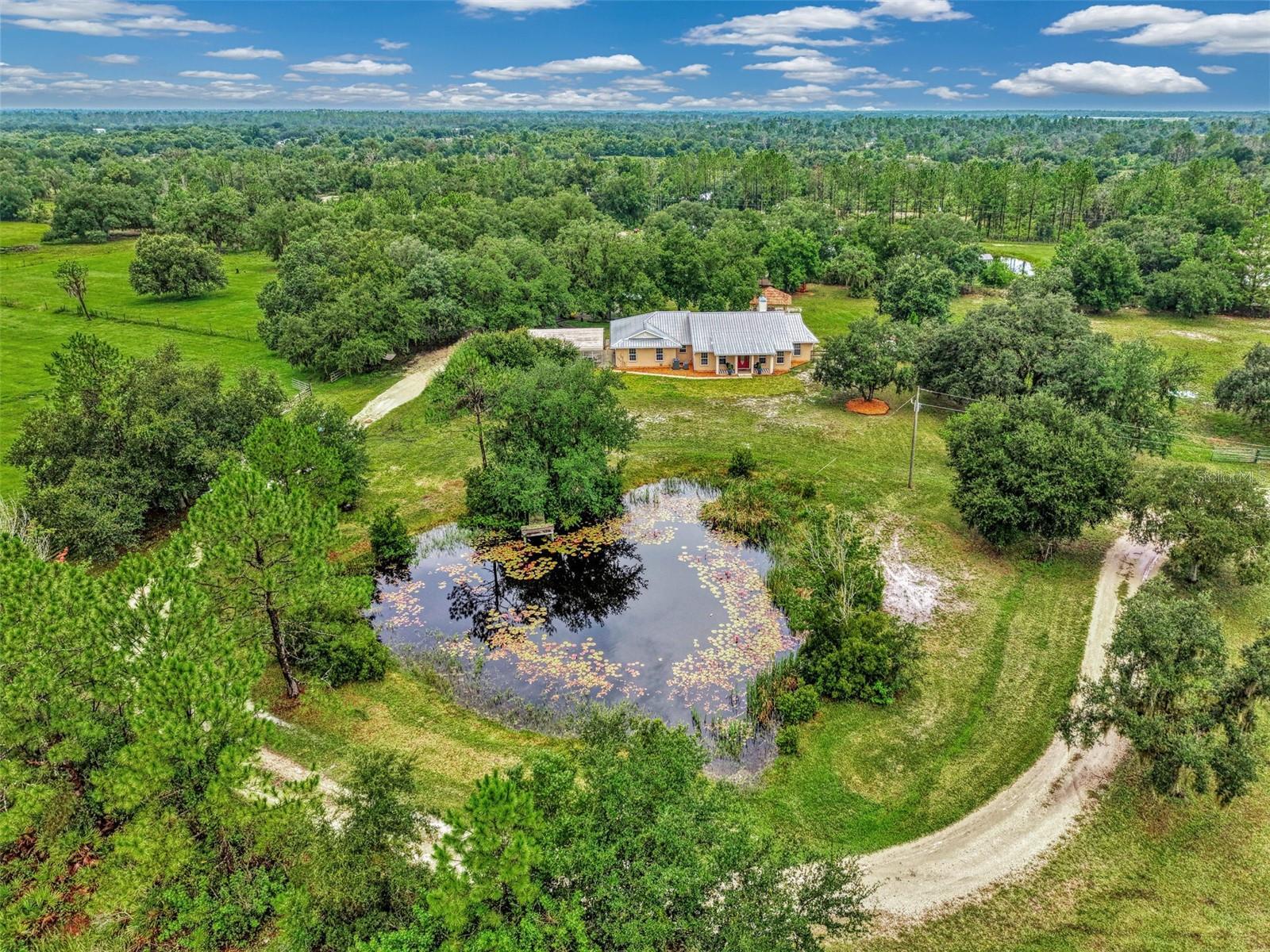 Welcome to your private equestrian estate on over 12 acres