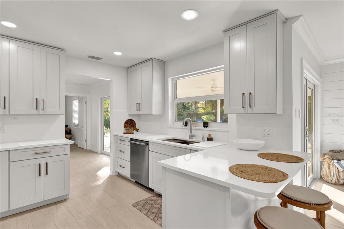 Kitchen View to Primary