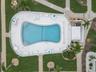 Heated swimming pool in the courtyard