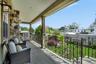 Private balcony from family room