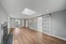 Glass sliding door to Bath