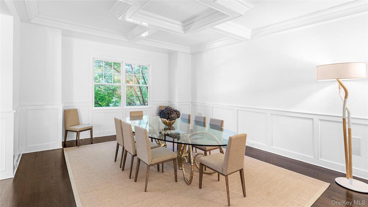 Well appointed dining room