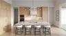 Gourmet kitchen with hidden pantry; stacked high end cabinetry and integrated LG Signature appliance package. Great entertaining space with large isla