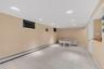 Full length of the basement with 6 windows above ground ,