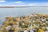 Aerial overview of property's location in the heart of New Suffolk
