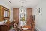 Formal Dining area with dry bar and window
