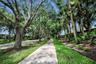 One of many shaded walking paths in Lansbrook