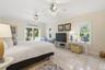 In-law Suite with ensuite, walk in closet, and private entrance.