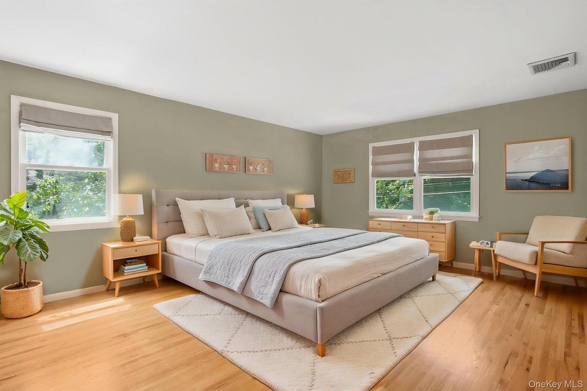 Primary Bedroom virtually staged