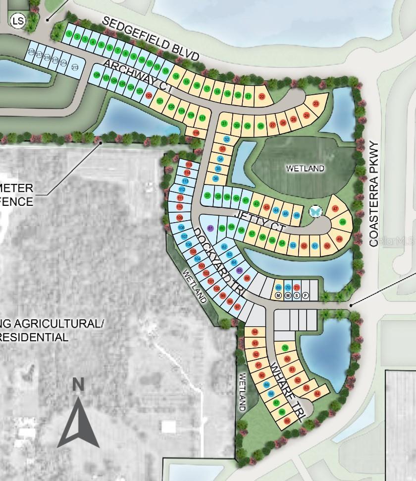 Palms at Coasterra Sitemap