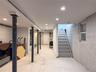 Waterproofed basement with high-hats, laundry & outside entrance
