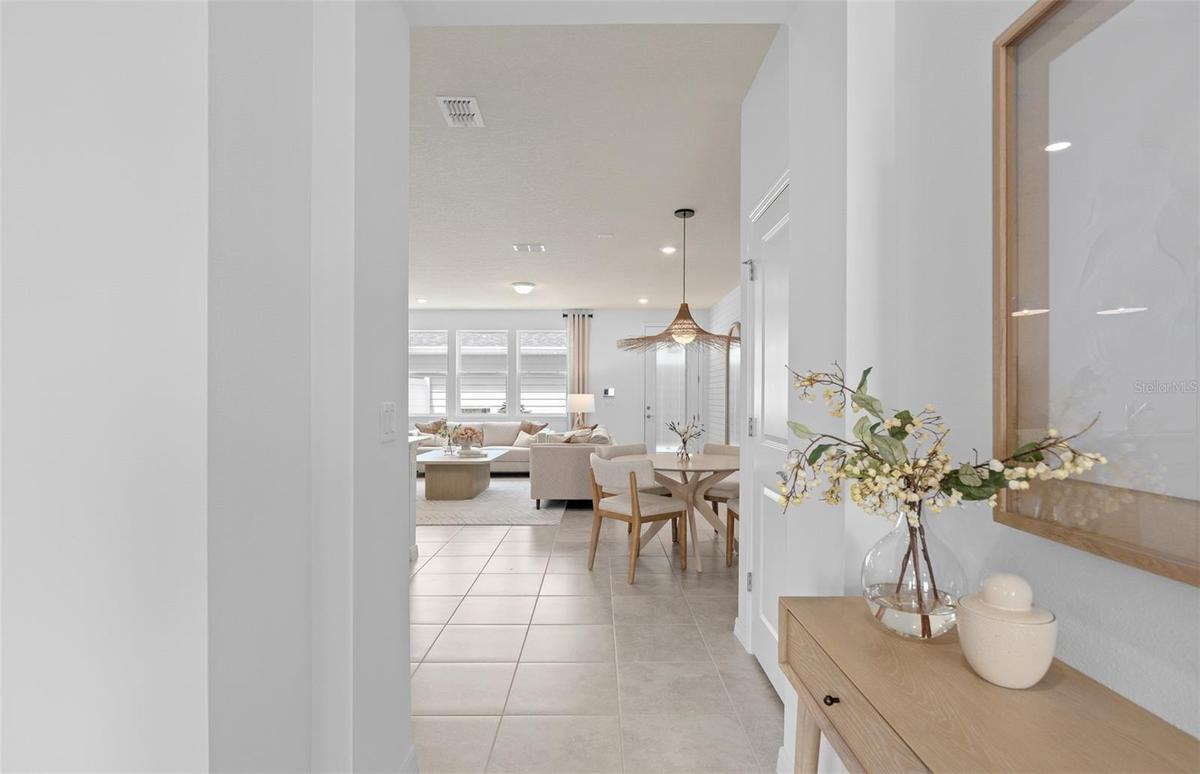 Model Home Design Only. Pictures and furnishings are for illustrative purposes only. Elevations, colors and options may vary. Furniture is for model h