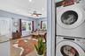 Convenient in-unit washer and dryer.