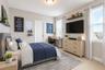 Virtually staged 2nd bedroom.