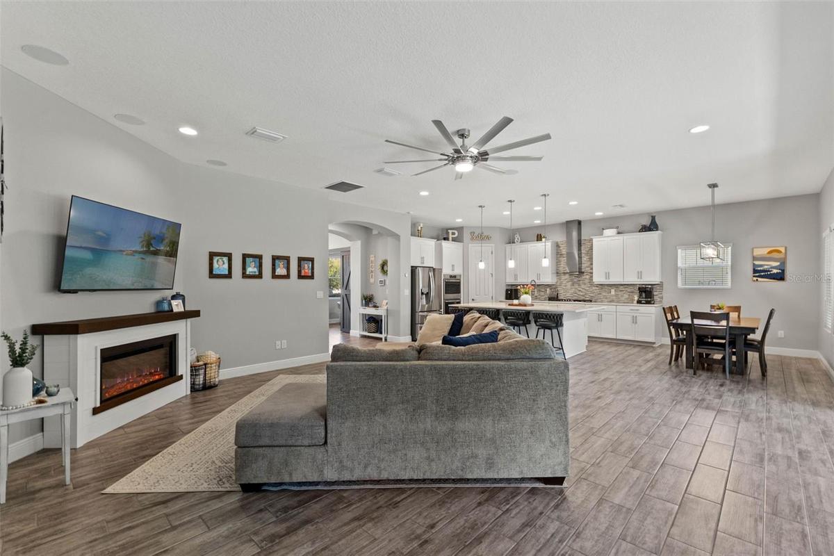 Great Room makes it perfect for entertaining