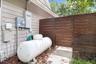 Propane tank that services the whole house generator.