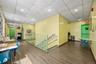 Playroom featuring wood finished floors, a drop ceiling, and recessed lighting