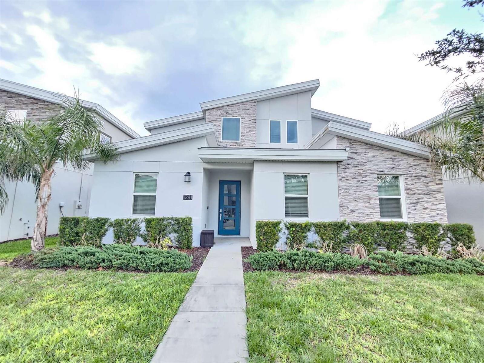 front view of the house