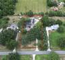 front aerial property view