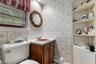 1/2 bath off master bed