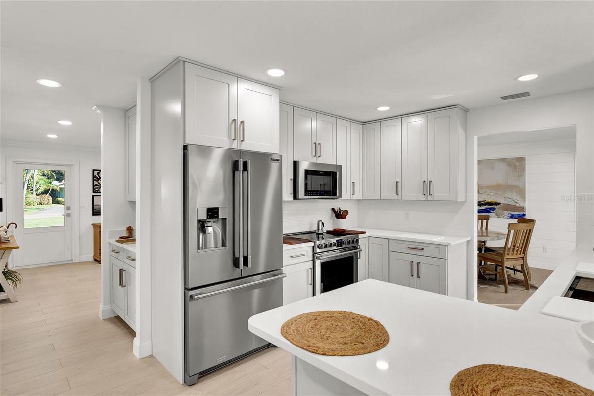 Entry, Coffee Bar, Kitchen, & Dining