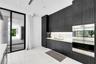 Seamless kitchen cabinetry and pantry door