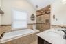 Primary bath w/double sinks