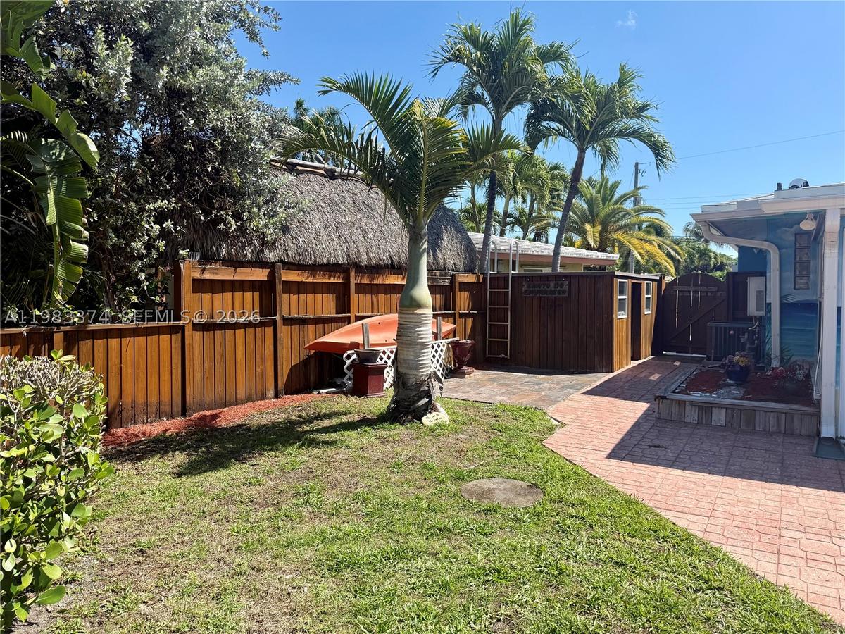 Side Yard and Patio