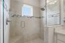 Primary bathroom large walk in shower