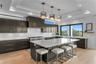 Oversized island, thermador appliances, 60in range