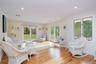 Sitting room featuring recessed lighting, plenty of natural light, and light wood finished floors
