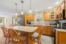 Sitting area in kitchen.