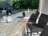 Setup for working outside.