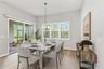 virtually staged dining room