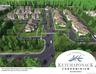 Aerial view of residential area