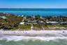 aerial view from beach to bay