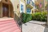 Gated front entry to home...