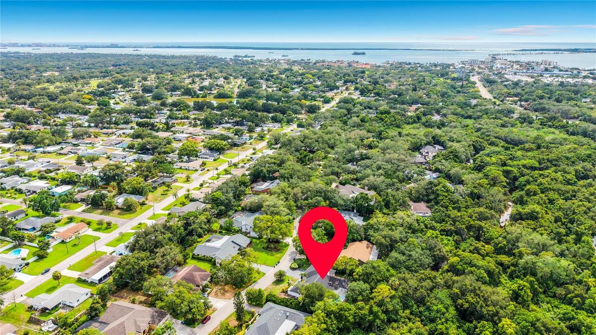 View of honeymoon island