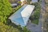 Aerial view of the house