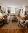 Virtually staged-spacious living room