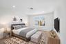 Bedroom virtually staged
