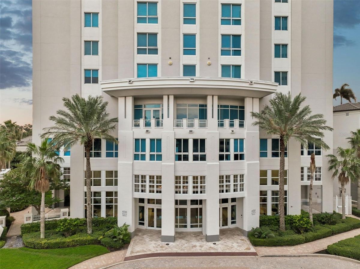 front of 400 Beach bldg