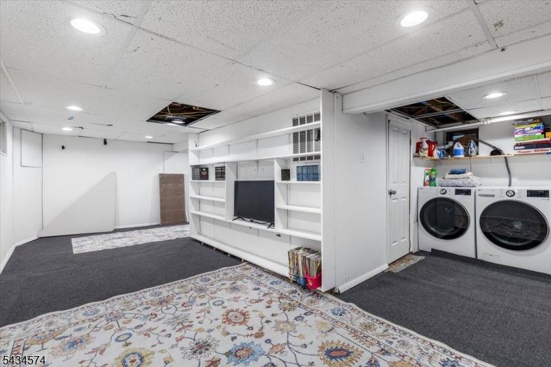 basement and laundry