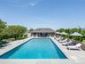 Outdoor Gunite Pool with Rolling Solar Cover