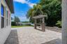 Patio with stand up bar